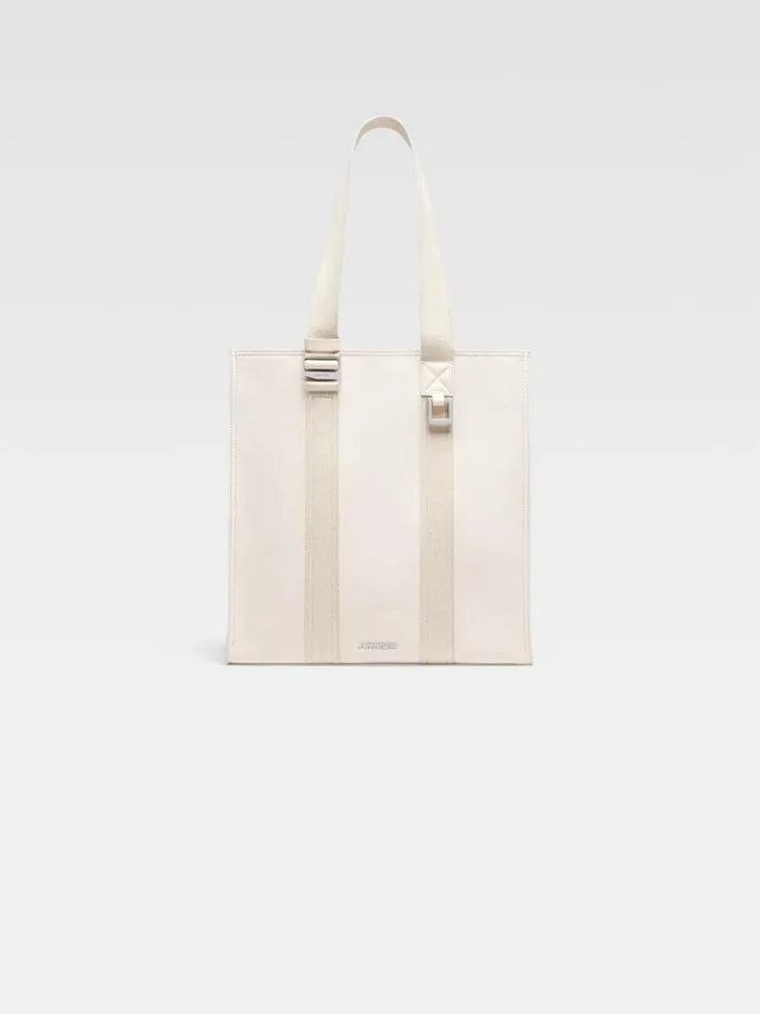 The Cuerda Shopper Bag Offwhite WomenMen JACQUEMUS Shoulder Bags