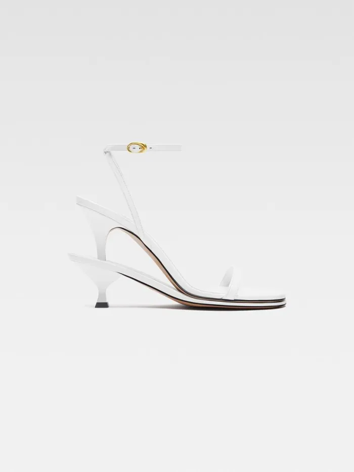 The Double Sandals White Women JACQUEMUS Shoes
