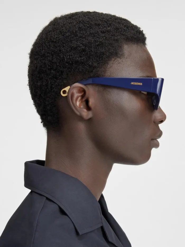 The Gala Sunglasses Navy WomenMen JACQUEMUS Sunglasses The Gala Sunglasses Navy WomenMen JACQUEMUS Sunglasses