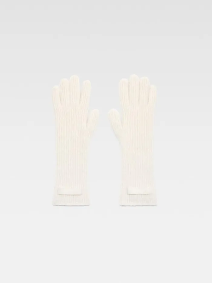 The Gros Grain Gloves Offwhite WomenMen JACQUEMUS Scarves Beanies and Gloves