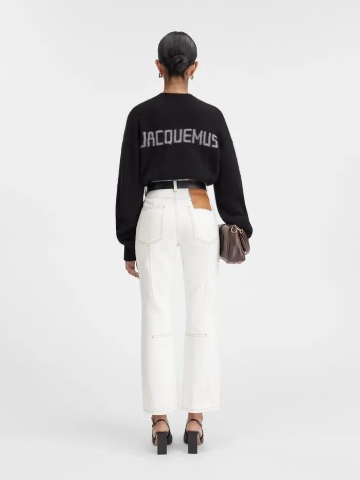 The Jacquemus Knit Black Women JACQUEMUS Knits The Jacquemus Knit Black Women JACQUEMUS Knits