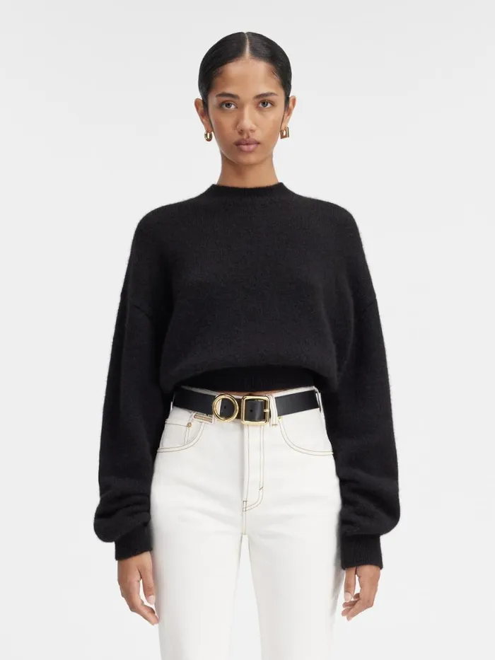 The Jacquemus Knit Black Women JACQUEMUS Knits The Jacquemus Knit Black Women JACQUEMUS Knits