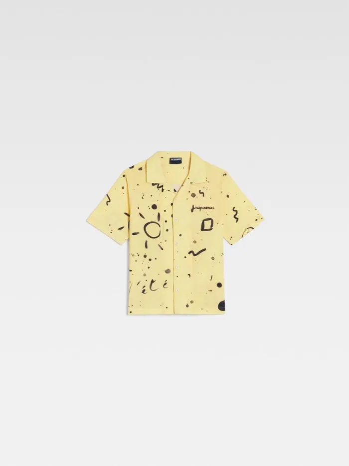 The Jean Kids039 Shirt Print Summer Kids WomenMen JACQUEMUS Tops The Jean Kids039 Shirt Print Summer Kids WomenMen JACQUEMUS Tops