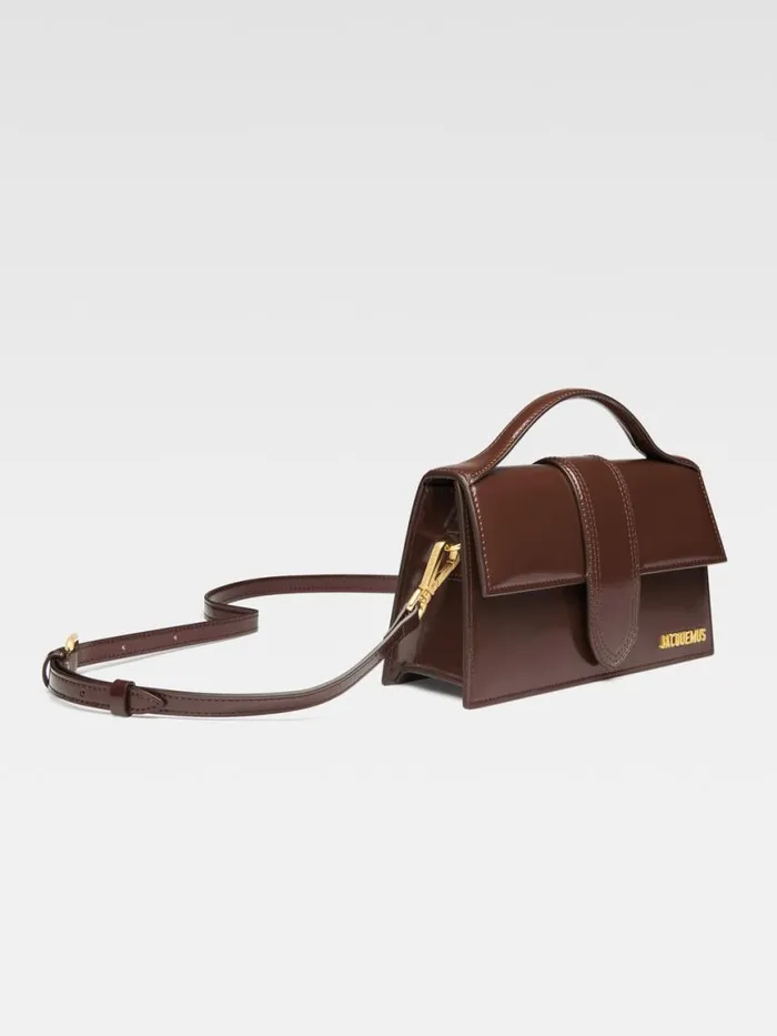 The Large Bambino Midnight Brown Women JACQUEMUS Crossbody and Handbags The Large Bambino Midnight Brown Women JACQUEMUS Crossbody and Handbags