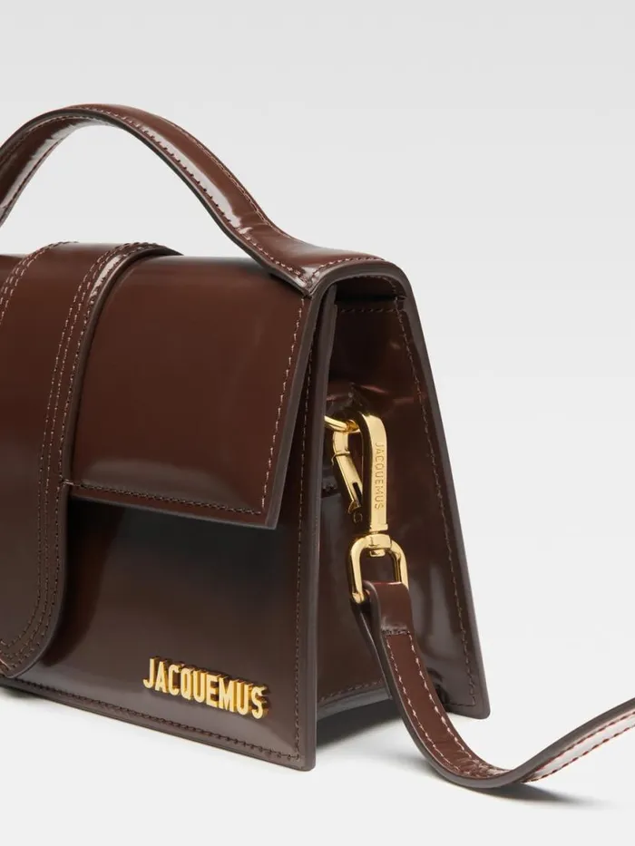 The Large Bambino Midnight Brown Women JACQUEMUS Crossbody and Handbags The Large Bambino Midnight Brown Women JACQUEMUS Crossbody and Handbags