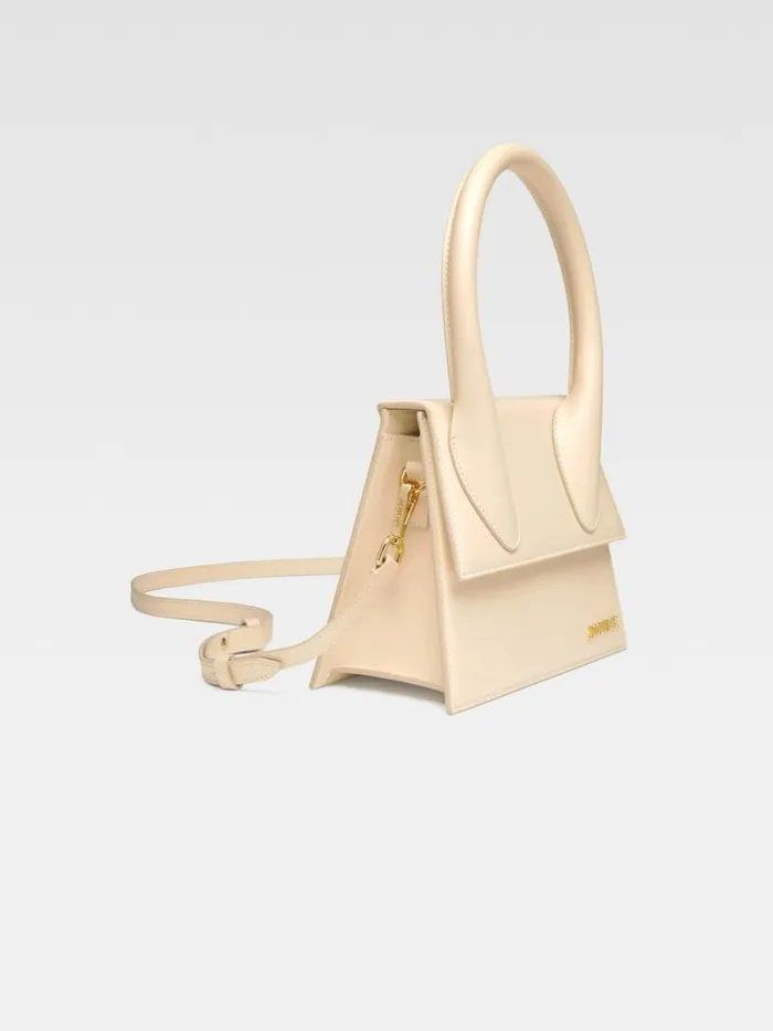 The Large Chiquito Ivory Women JACQUEMUS Crossbody and Handbags The Large Chiquito Ivory Women JACQUEMUS Crossbody and Handbags