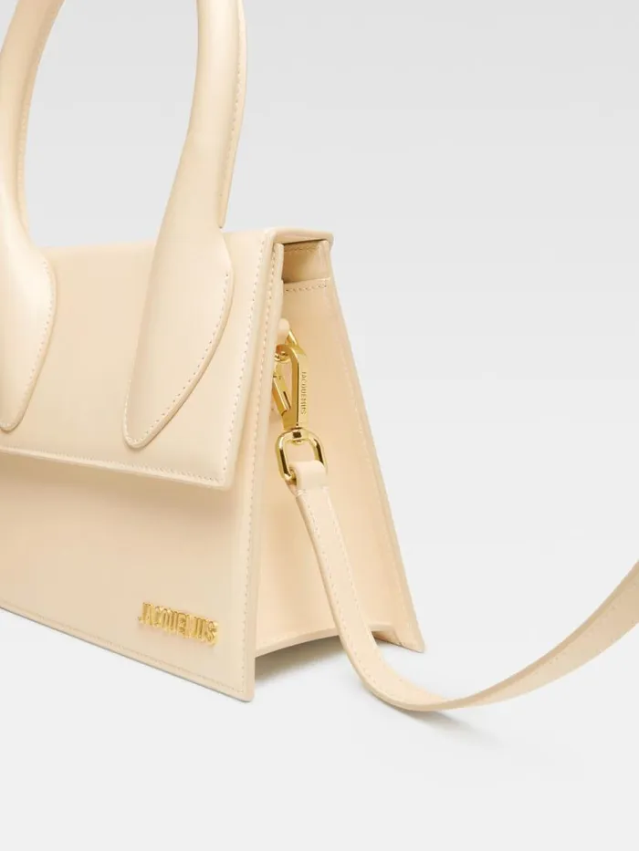 The Large Chiquito Ivory Women JACQUEMUS Crossbody and Handbags The Large Chiquito Ivory Women JACQUEMUS Crossbody and Handbags