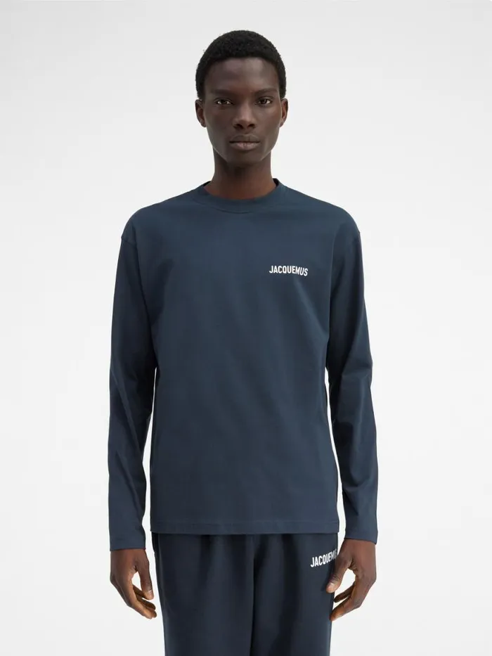 The Longsleeve Tshirt Dark Navy WomenMen JACQUEMUS Tshirts