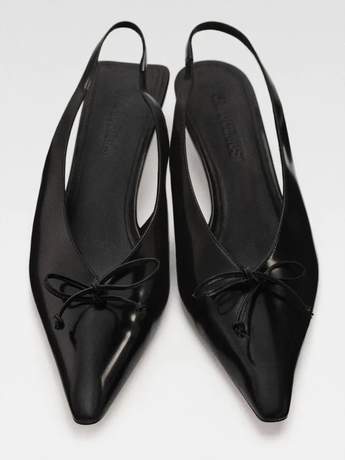 The Low Cubisto Slingbacks Black Women JACQUEMUS Shoes The Low Cubisto Slingbacks Black Women JACQUEMUS Shoes