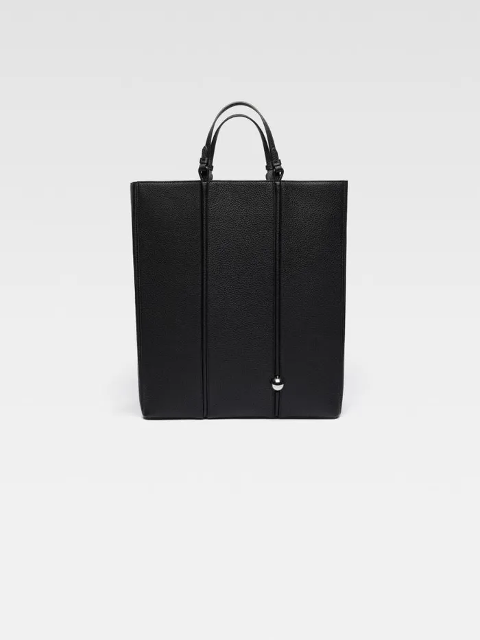 The Marino Shopper Bag Black WomenMen JACQUEMUS Shoulder Bags