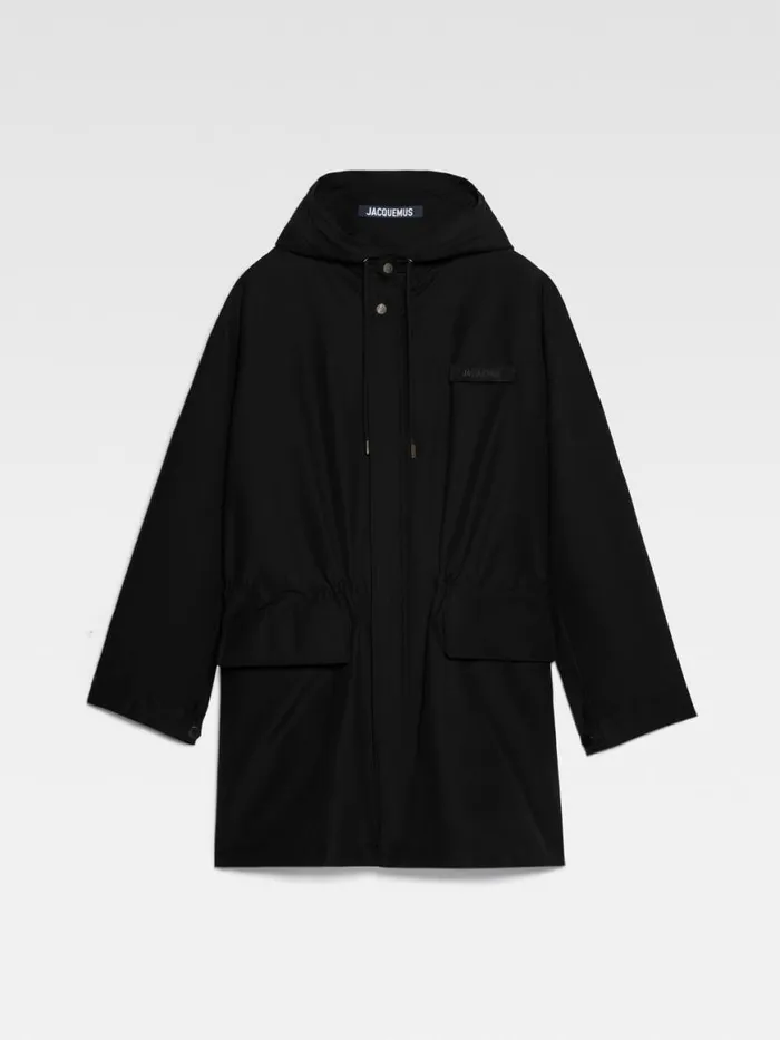 The Marrone Parka Black Men JACQUEMUS Coats and Jackets The Marrone Parka Black Men JACQUEMUS Coats and Jackets