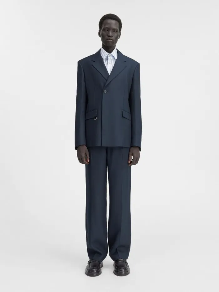 The Melo Jacket Dark Navy Men JACQUEMUS Coats and Jackets