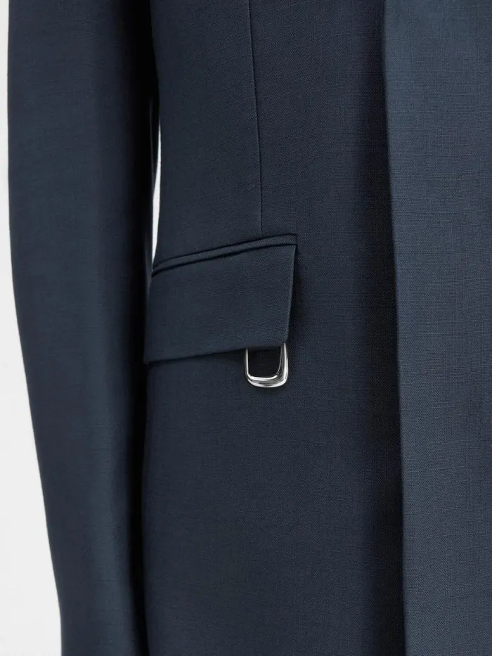 The Melo Jacket Dark Navy Men JACQUEMUS Coats and Jackets The Melo Jacket Dark Navy Men JACQUEMUS Coats and Jackets