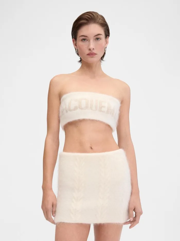 The Nuvola Bra Offwhite Women JACQUEMUS Knits