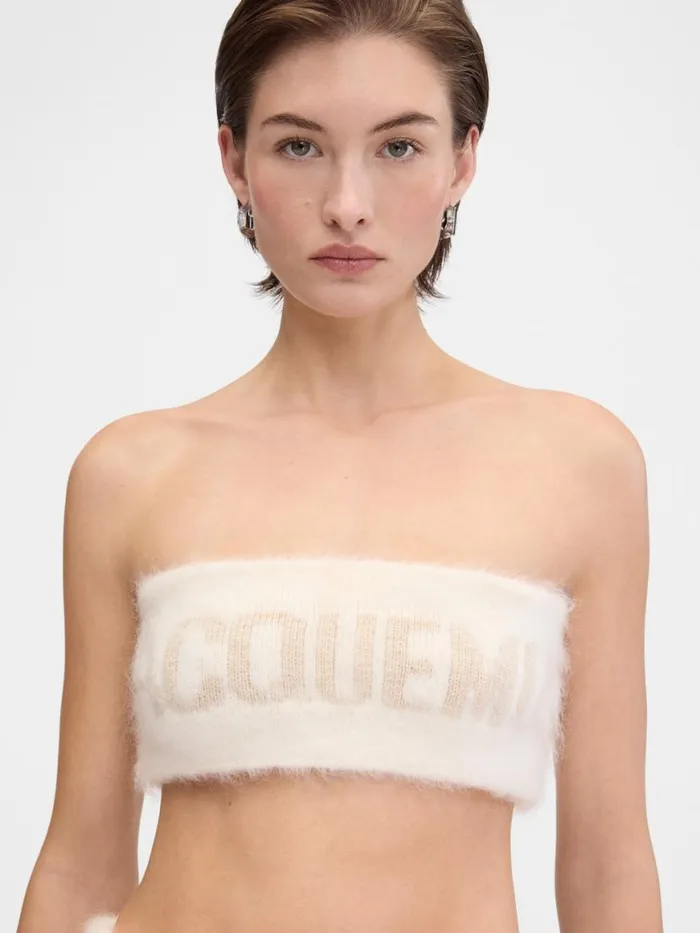 The Nuvola Bra Offwhite Women JACQUEMUS Knits The Nuvola Bra Offwhite Women JACQUEMUS Knits