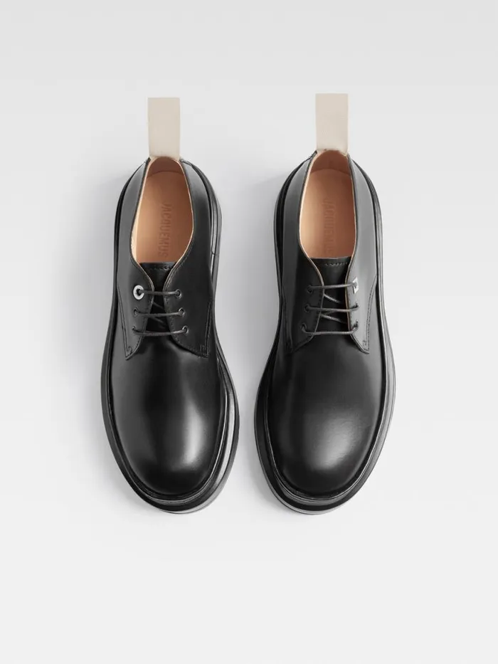 The Pavane Derby Shoes Black Men JACQUEMUS Shoes The Pavane Derby Shoes Black Men JACQUEMUS Shoes