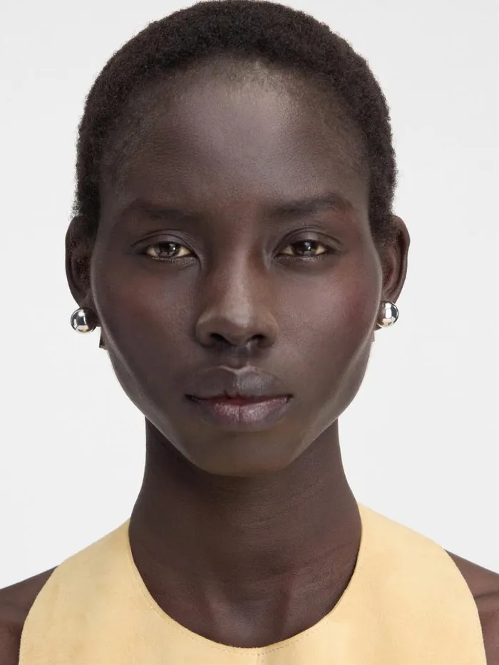 The Perlina Earrings Silver Brown Women JACQUEMUS Jewellery The Perlina Earrings Silver Brown Women JACQUEMUS Jewellery