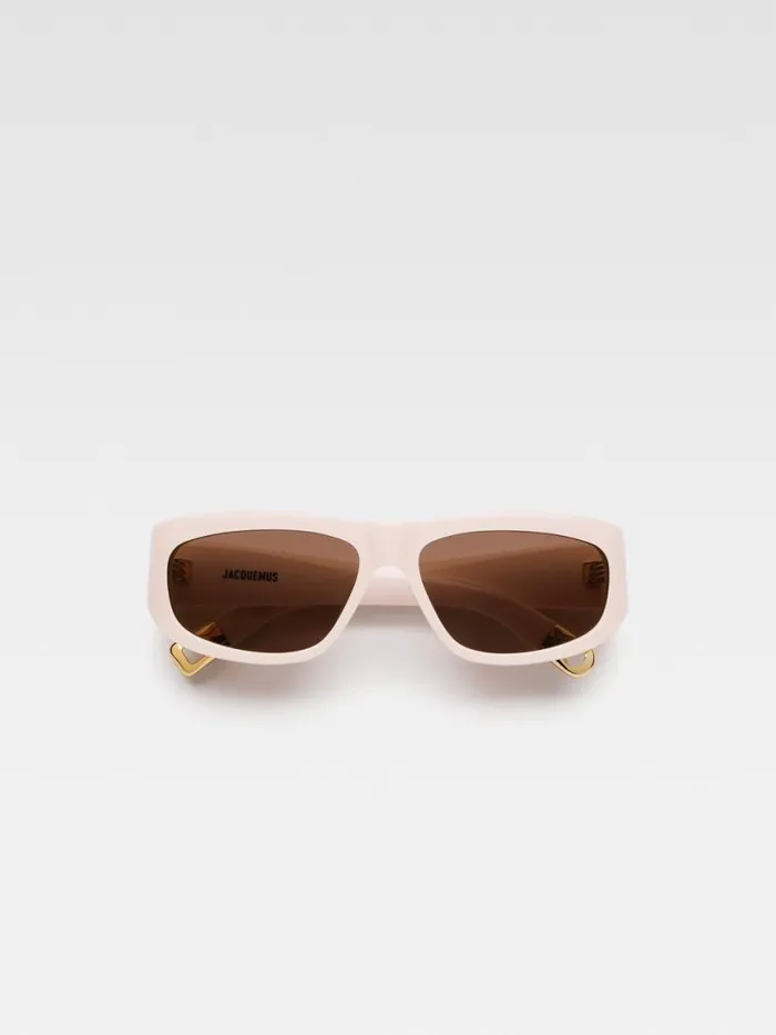 The Pilota Sunglasses Light Beige WomenMen JACQUEMUS Sunglasses