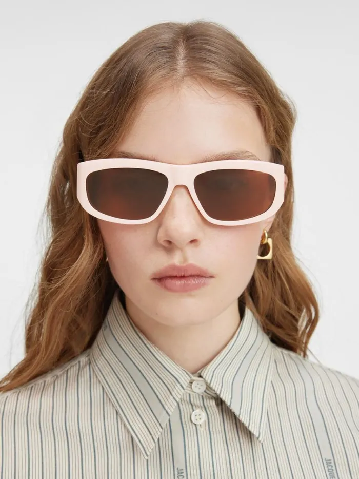 The Pilota Sunglasses Light Beige WomenMen JACQUEMUS Sunglasses The Pilota Sunglasses Light Beige WomenMen JACQUEMUS Sunglasses