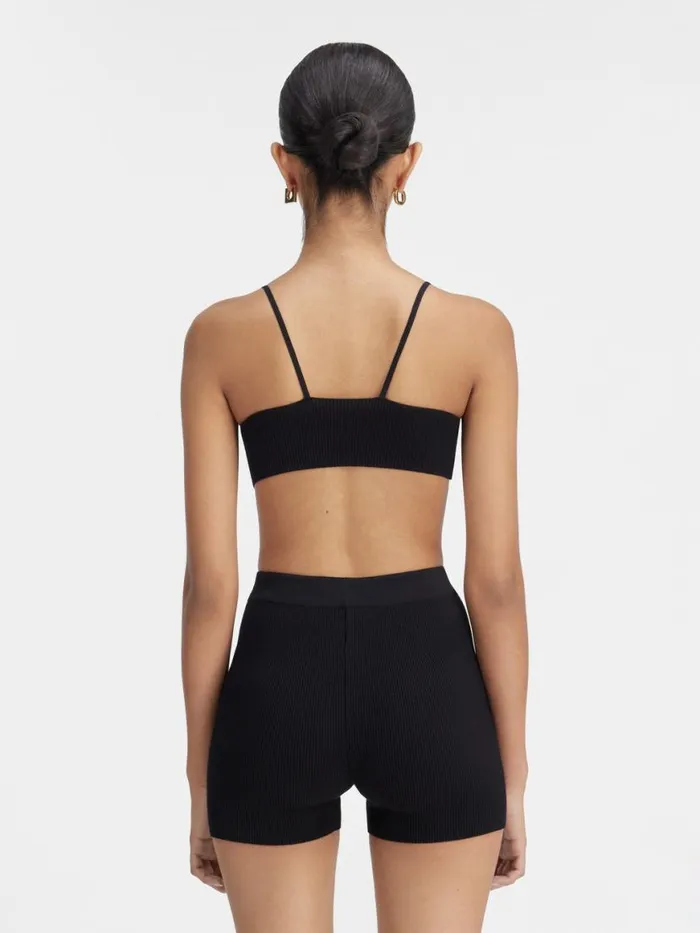 The Pral Bra Black Women JACQUEMUS Tops and Shirts The Pral Bra Black Women JACQUEMUS Tops and Shirts