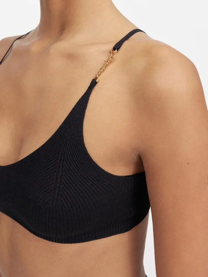 The Pral Bra Black Women JACQUEMUS Tops and Shirts The Pral Bra Black Women JACQUEMUS Tops and Shirts