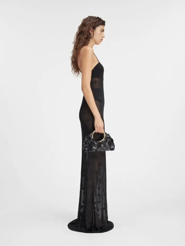 The Puntini Knit Dress Black Women JACQUEMUS Dresses and Skirts The Puntini Knit Dress Black Women JACQUEMUS Dresses and Skirts