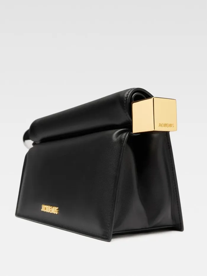 The Rond Carr Clutch Black Women JACQUEMUS Crossbody and Handbags The Rond Carr Clutch Black Women JACQUEMUS Crossbody and Handbags