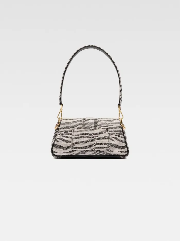 The Small Bambimou Black and White Zebra Women JACQUEMUS Crossbody and Handbags The Small Bambimou Black and White Zebra Women JACQUEMUS Crossbody and Handbags