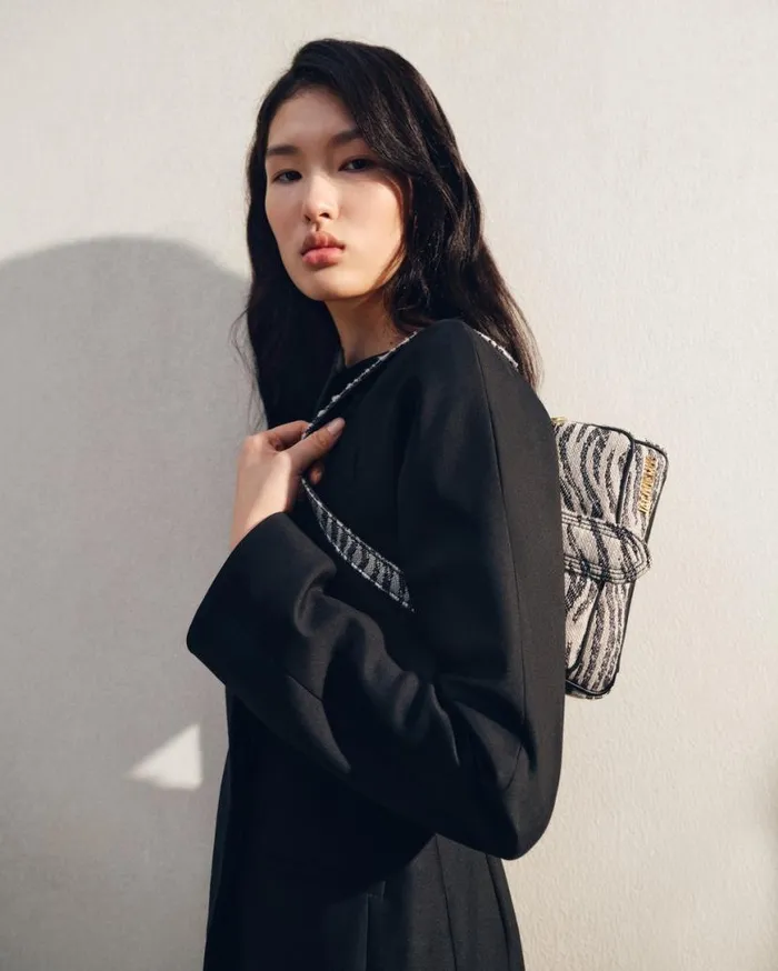The Small Bambimou Black and White Zebra Women JACQUEMUS Crossbody and Handbags The Small Bambimou Black and White Zebra Women JACQUEMUS Crossbody and Handbags
