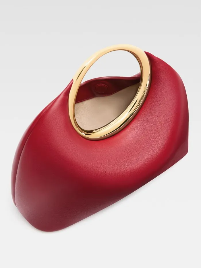 The Small Calino Dark Red Women JACQUEMUS Crossbody and Handbags The Small Calino Dark Red Women JACQUEMUS Crossbody and Handbags