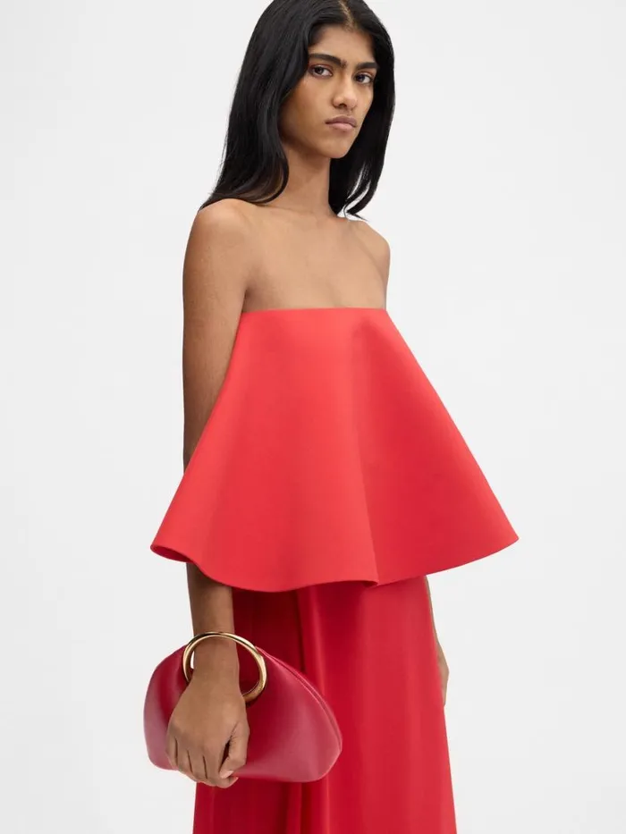 The Small Calino Dark Red Women JACQUEMUS Crossbody and Handbags The Small Calino Dark Red Women JACQUEMUS Crossbody and Handbags