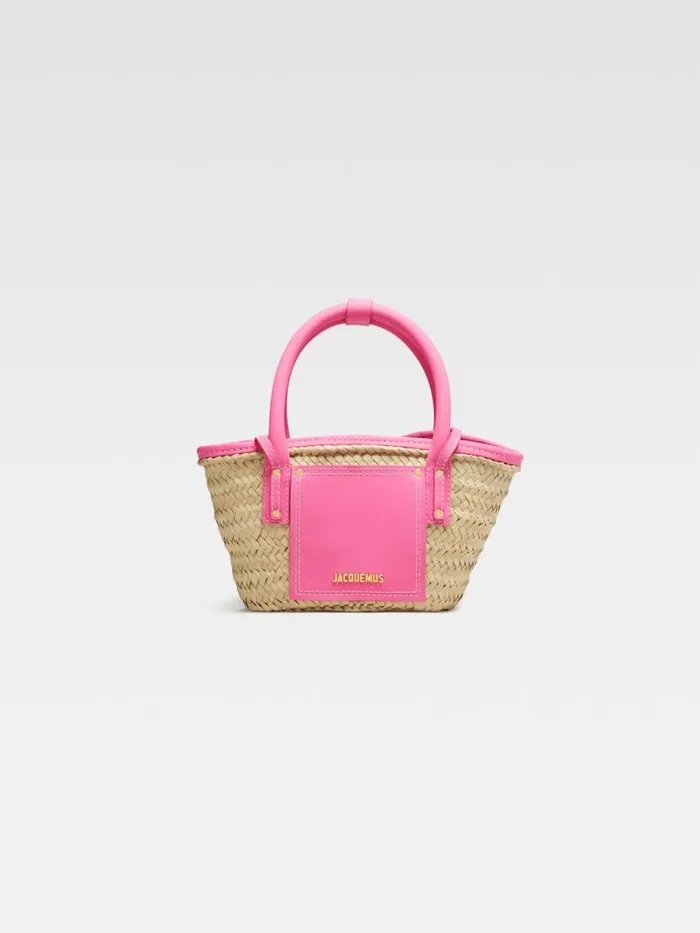 The Small Soli Basket Dark Pink Women JACQUEMUS Crossbody and Handbags