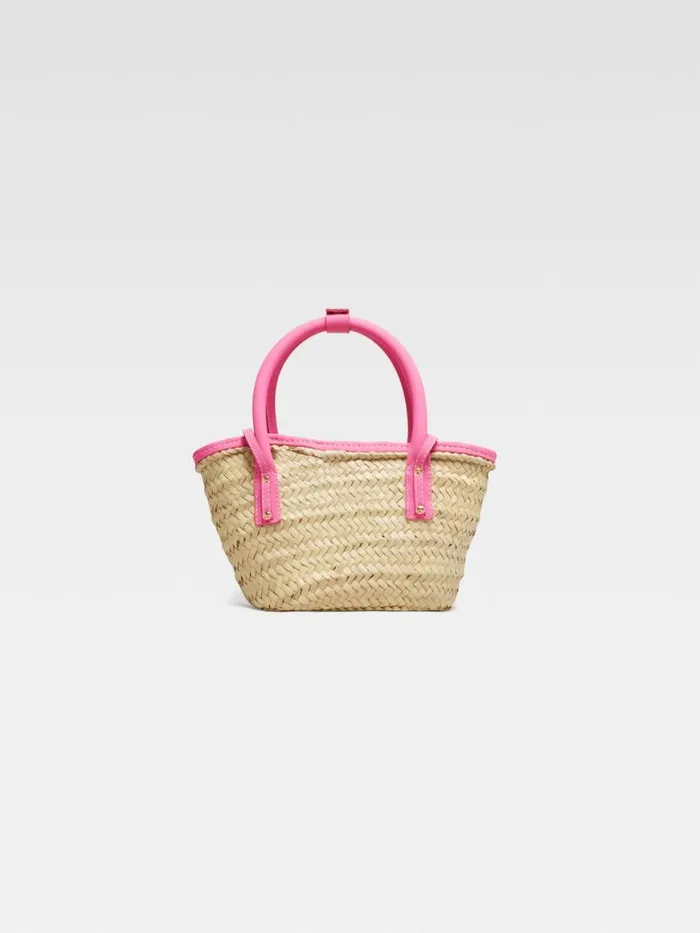 The Small Soli Basket Dark Pink Women JACQUEMUS Crossbody and Handbags The Small Soli Basket Dark Pink Women JACQUEMUS Crossbody and Handbags