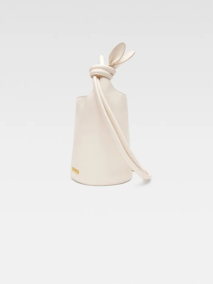 The Small Tourni Light Ivory Women JACQUEMUS Crossbody and Handbags The Small Tourni Light Ivory Women JACQUEMUS Crossbody and Handbags