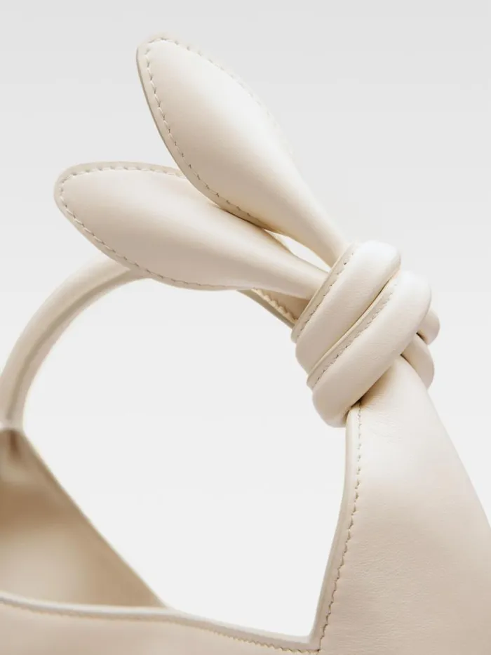 The Small Tourni Light Ivory Women JACQUEMUS Crossbody and Handbags The Small Tourni Light Ivory Women JACQUEMUS Crossbody and Handbags