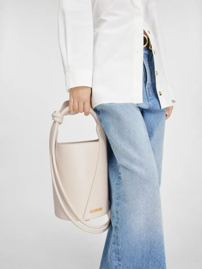 The Small Tourni Light Ivory Women JACQUEMUS Crossbody and Handbags The Small Tourni Light Ivory Women JACQUEMUS Crossbody and Handbags
