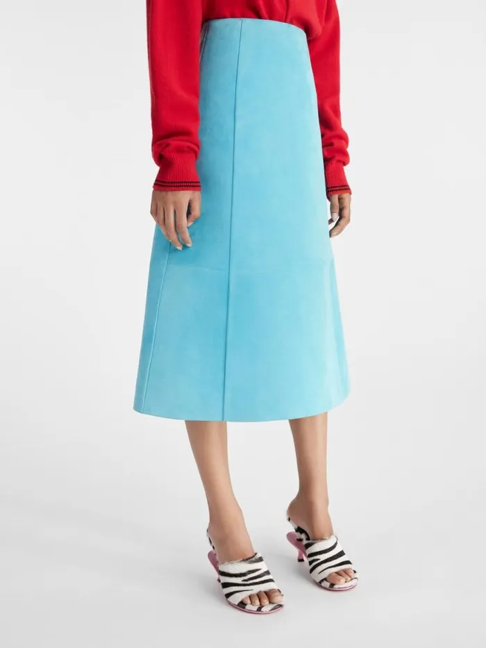 The Spezia Skirt Turquoise Women JACQUEMUS Dresses and Skirts The Spezia Skirt Turquoise Women JACQUEMUS Dresses and Skirts
