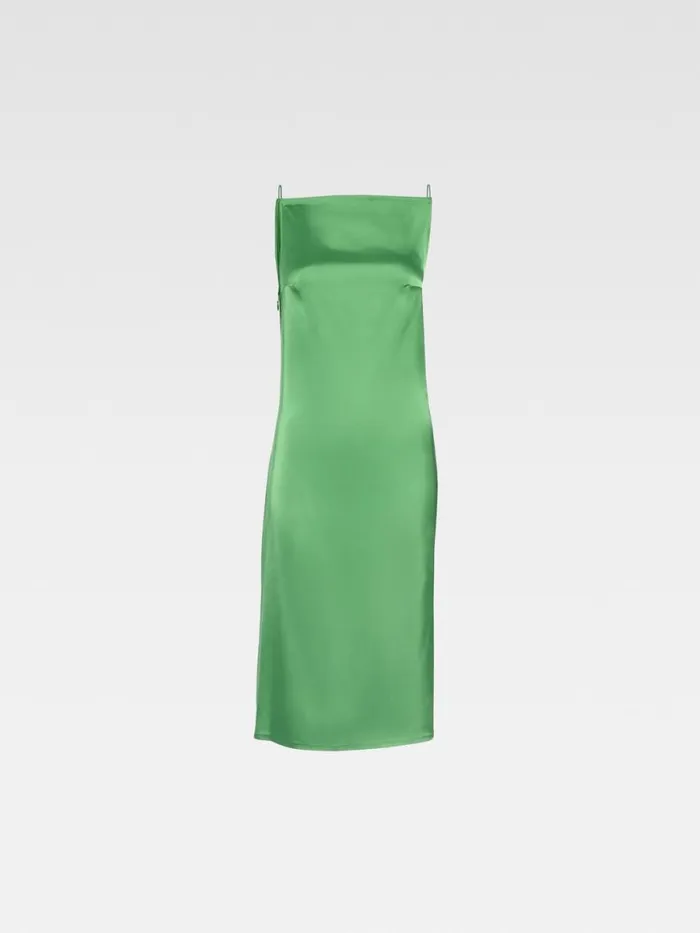 The Spoglio Dress Green Women JACQUEMUS Dresses and Skirts The Spoglio Dress Green Women JACQUEMUS Dresses and Skirts