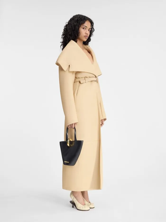 The Telo Coat Pale Yellow Women JACQUEMUS Coats and Jackets The Telo Coat Pale Yellow Women JACQUEMUS Coats and Jackets