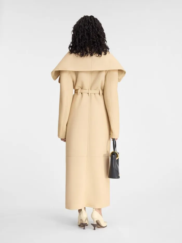 The Telo Coat Pale Yellow Women JACQUEMUS Coats and Jackets The Telo Coat Pale Yellow Women JACQUEMUS Coats and Jackets