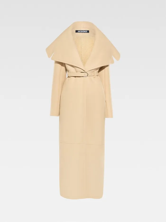 The Telo Coat Pale Yellow Women JACQUEMUS Coats and Jackets The Telo Coat Pale Yellow Women JACQUEMUS Coats and Jackets