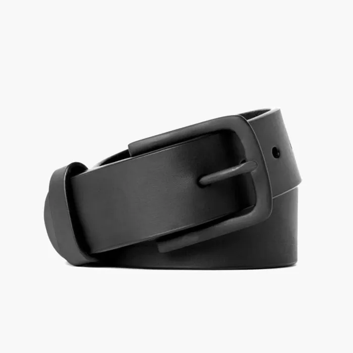 Thursday Boots Belts and Wallets Men039s Heritage Leather Belt Black Matte 8211 Men