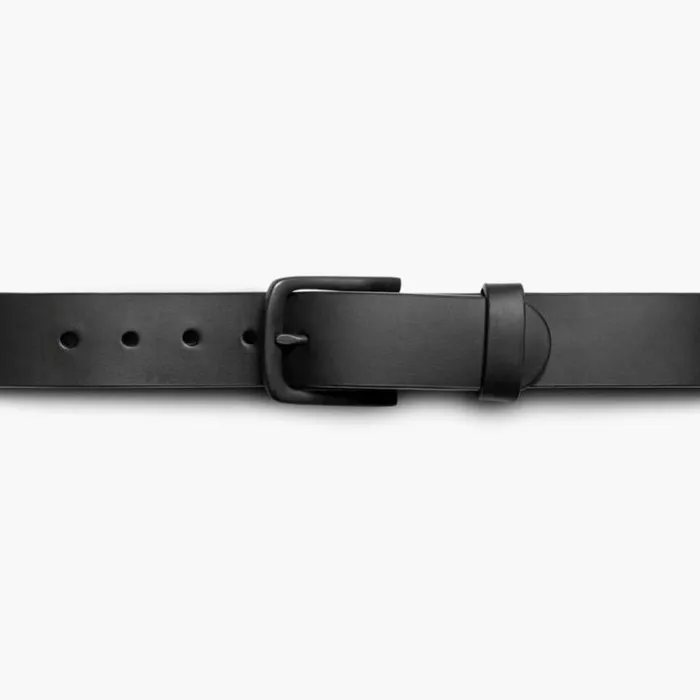 Thursday Boots Belts and Wallets Men039s Heritage Leather Belt Black Matte 8211 Men Thursday Boots Belts and Wallets Men039s Heritage Leather Belt Black Matte 8211 Men