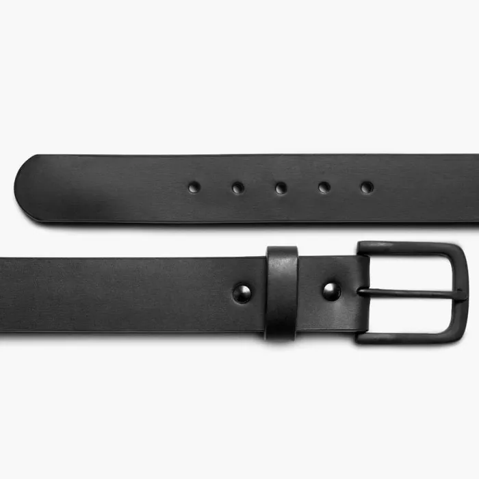 Thursday Boots Belts and Wallets Men039s Heritage Leather Belt Black Matte 8211 Men Thursday Boots Belts and Wallets Men039s Heritage Leather Belt Black Matte 8211 Men