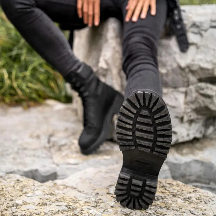 Thursday Boots LaceUp Explorer Black Matte 8211 Women Thursday Boots LaceUp Explorer Black Matte 8211 Women