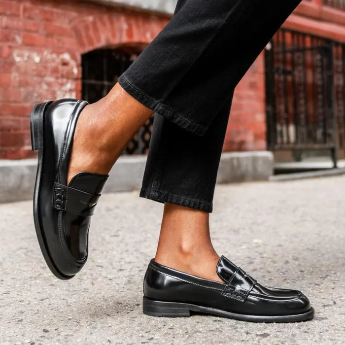 Thursday Boots Loafers and Flats Dress Penny Black 8211 Women Thursday Boots Loafers and Flats Dress Penny Black 8211 Women