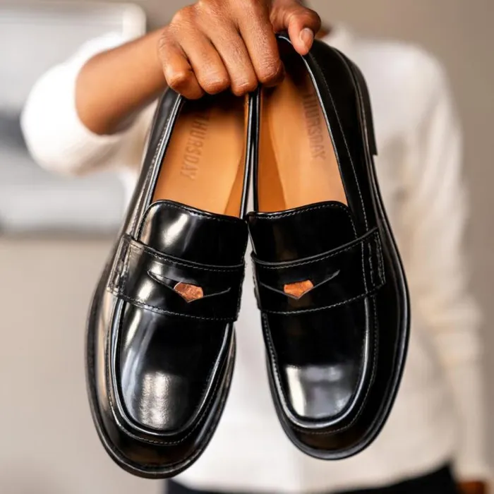 Thursday Boots Loafers and Flats Dress Penny Black 8211 Women Thursday Boots Loafers and Flats Dress Penny Black 8211 Women