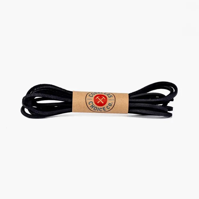 Thursday Boots Shoe Care and Laces Leather Laces Black 8211 Men