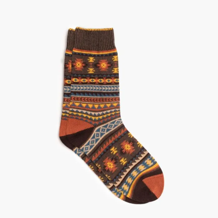 Thursday Boots Socks Women039s Sodello Southern Sun Sock Umber 8211 Women