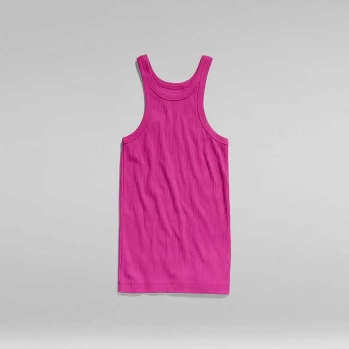 Tops and Tshirts Women GStar RAW Italian Utility Ultra Slim Tank Top Fuchsia Red